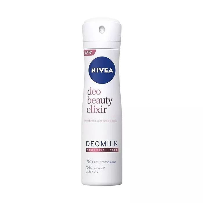 Nivea Deodorant Spray Beauty Elixir Sensitive, 150 Ml