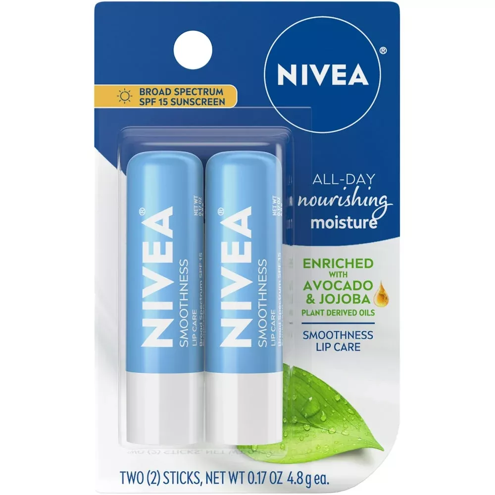 Nivea Smoothness Lip Balm Dual Pack
