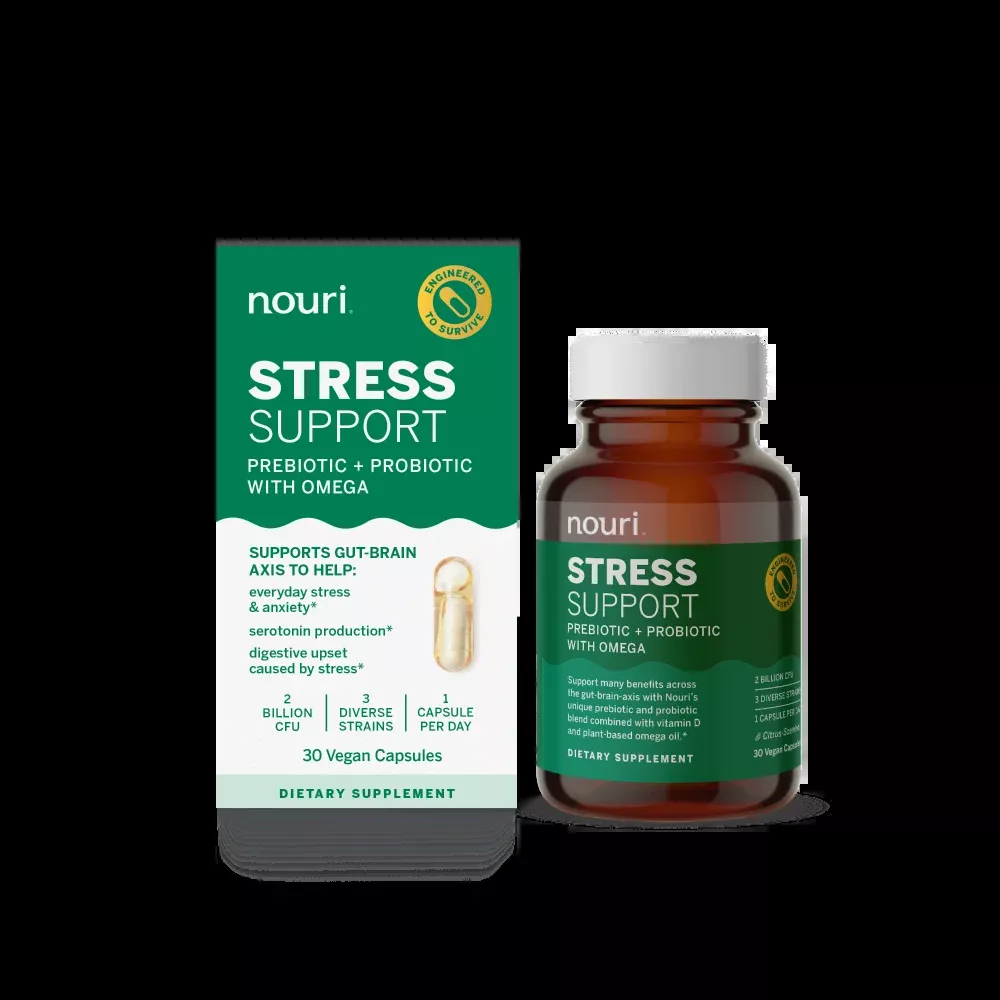 Nouri Stress Support Probiotic Capsules 30Ct