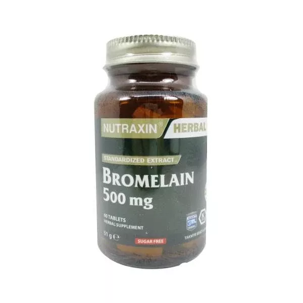 Nutraxin Bromelain 60 Tablets