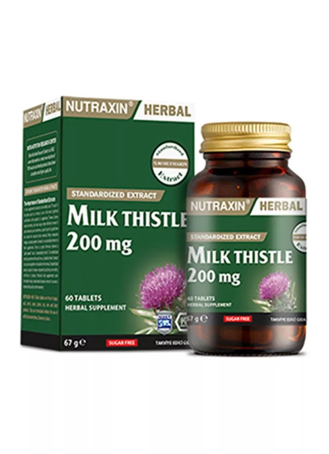 Nutraxin Milk Thistle 60 Tablets