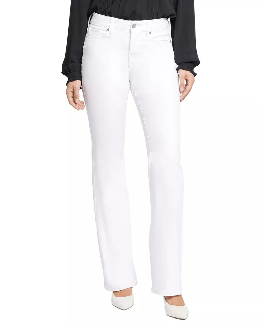 Nydj Blake High-Rise Optic White Slim Jean