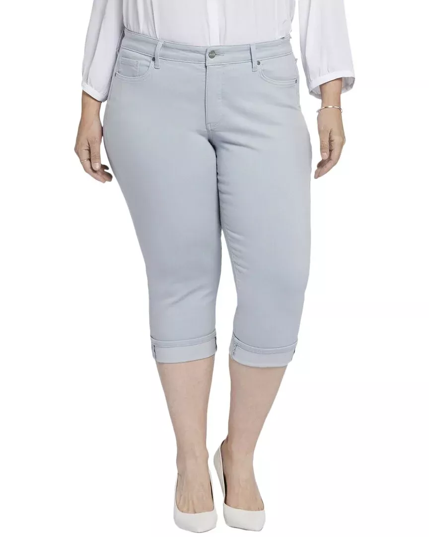 Nydj Plus Marilyn Sea Ice Crop Jean