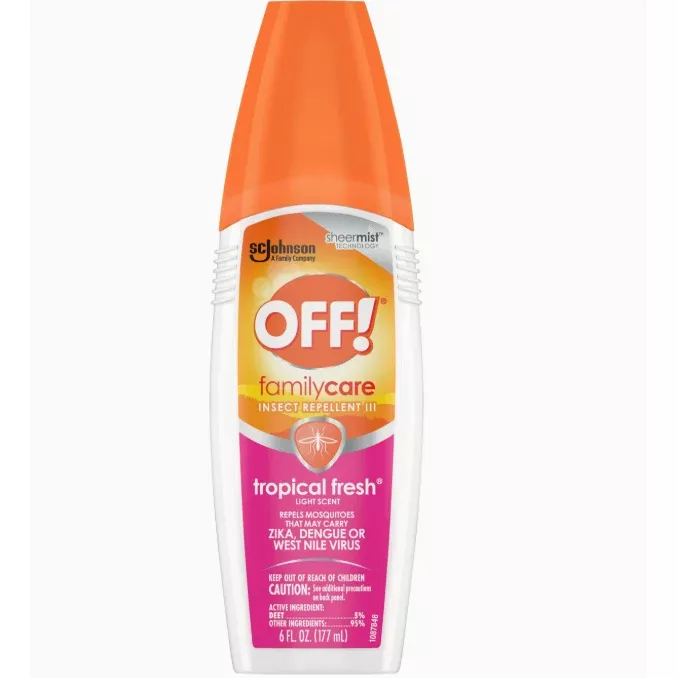Off! Insect Repellent III, Tropical Fresh, Light Scent 6 Fl Oz