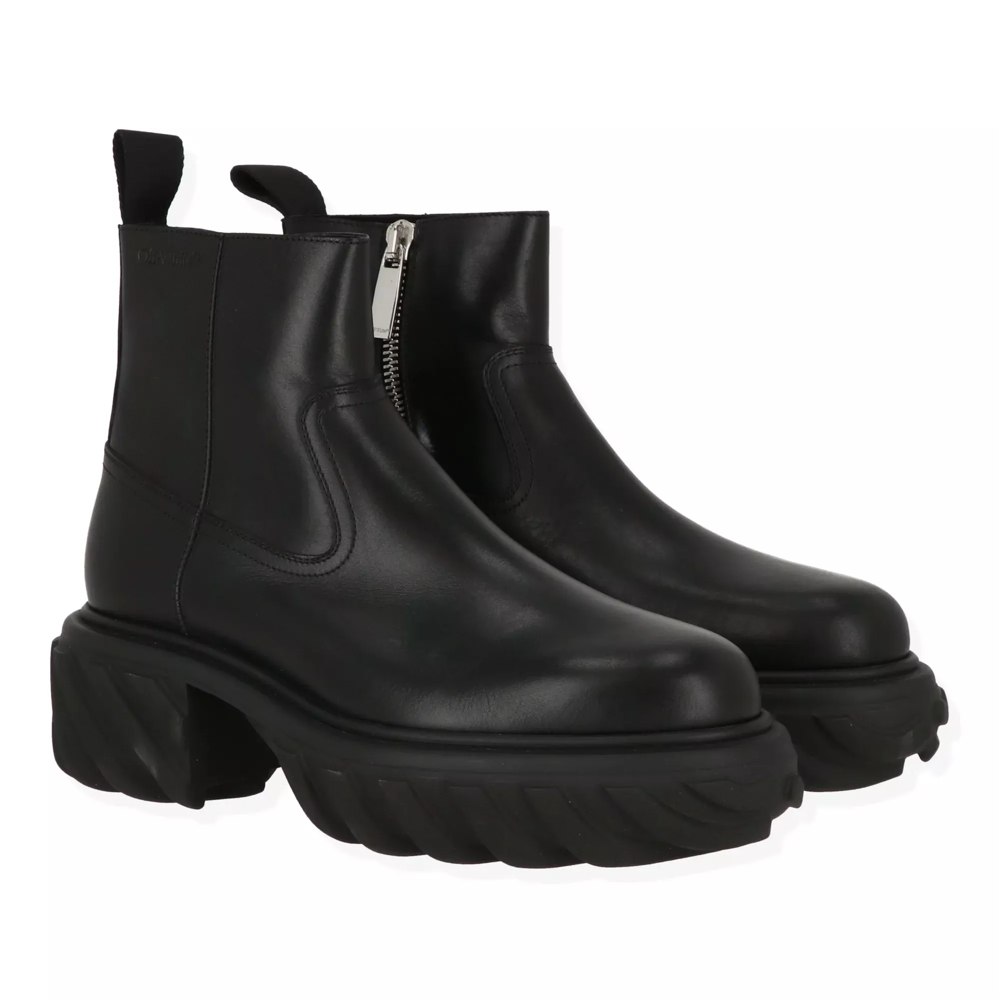 Off White Mens Black Boot
