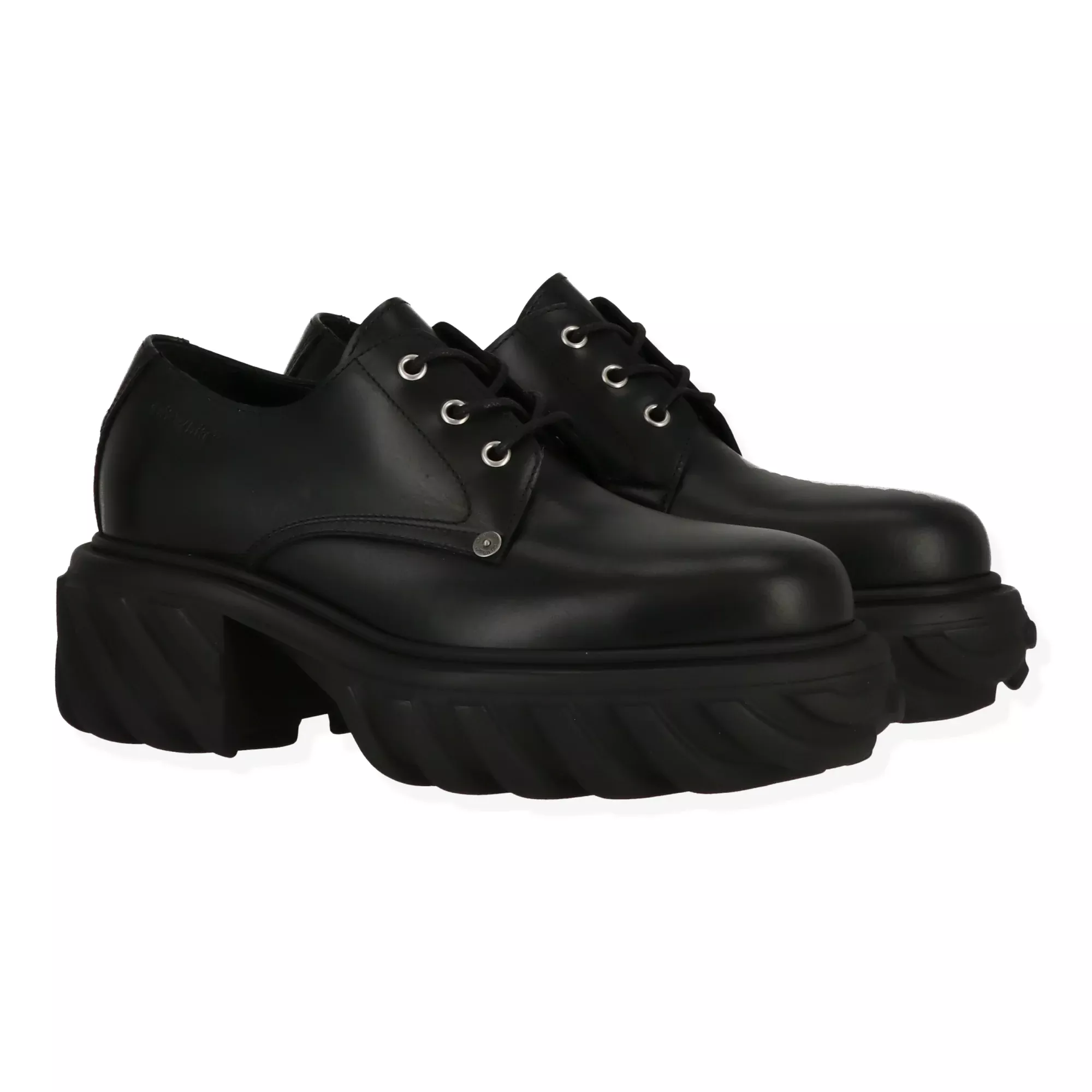 Off White Mens Black Loafer