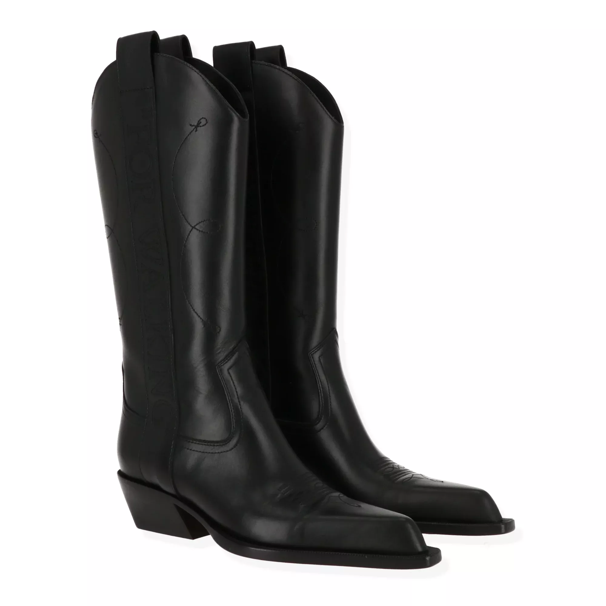 Off White Womens Black Boot