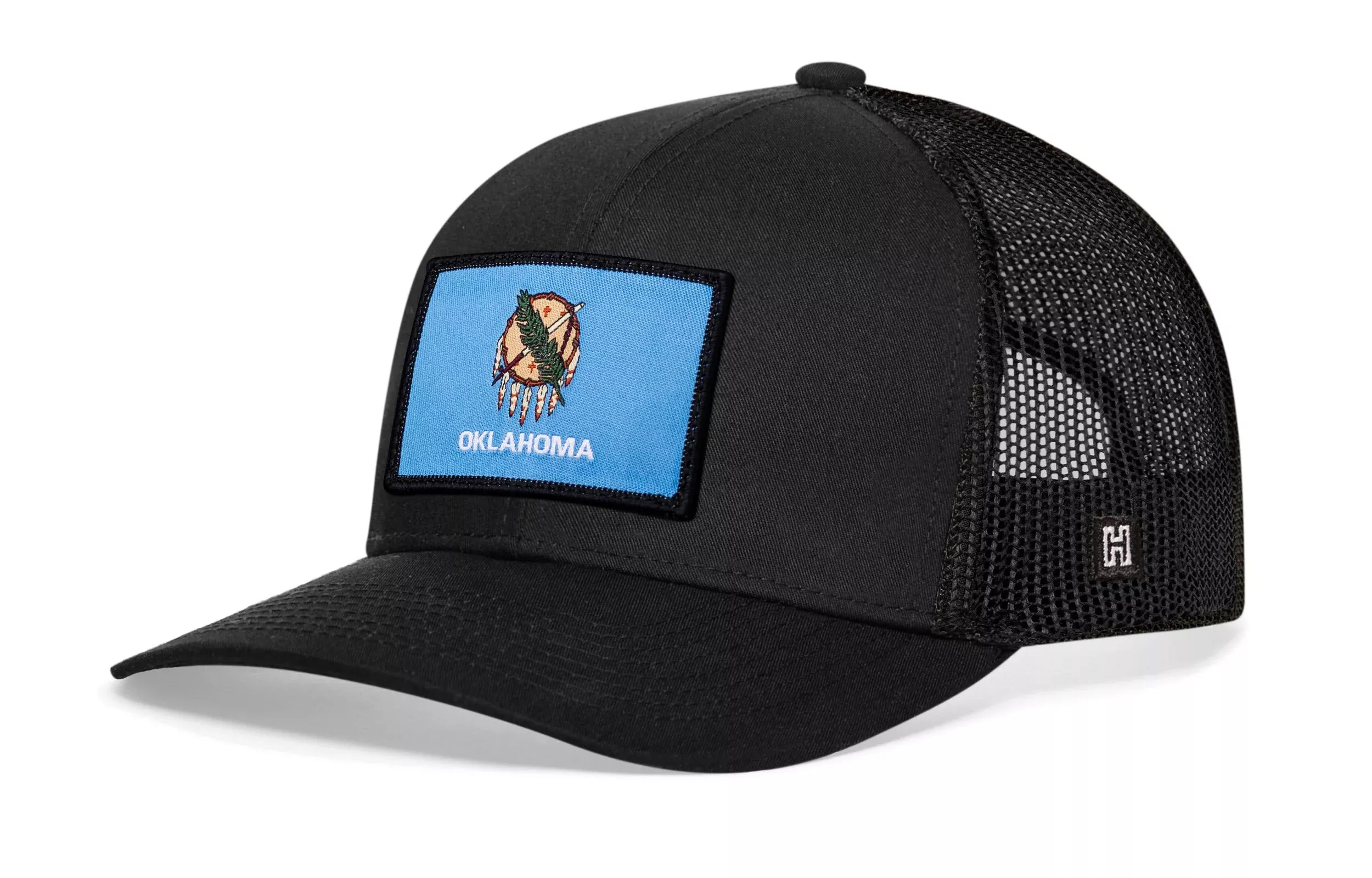 Oklahoma Flag Flag Trucker Hat|OK Snapback