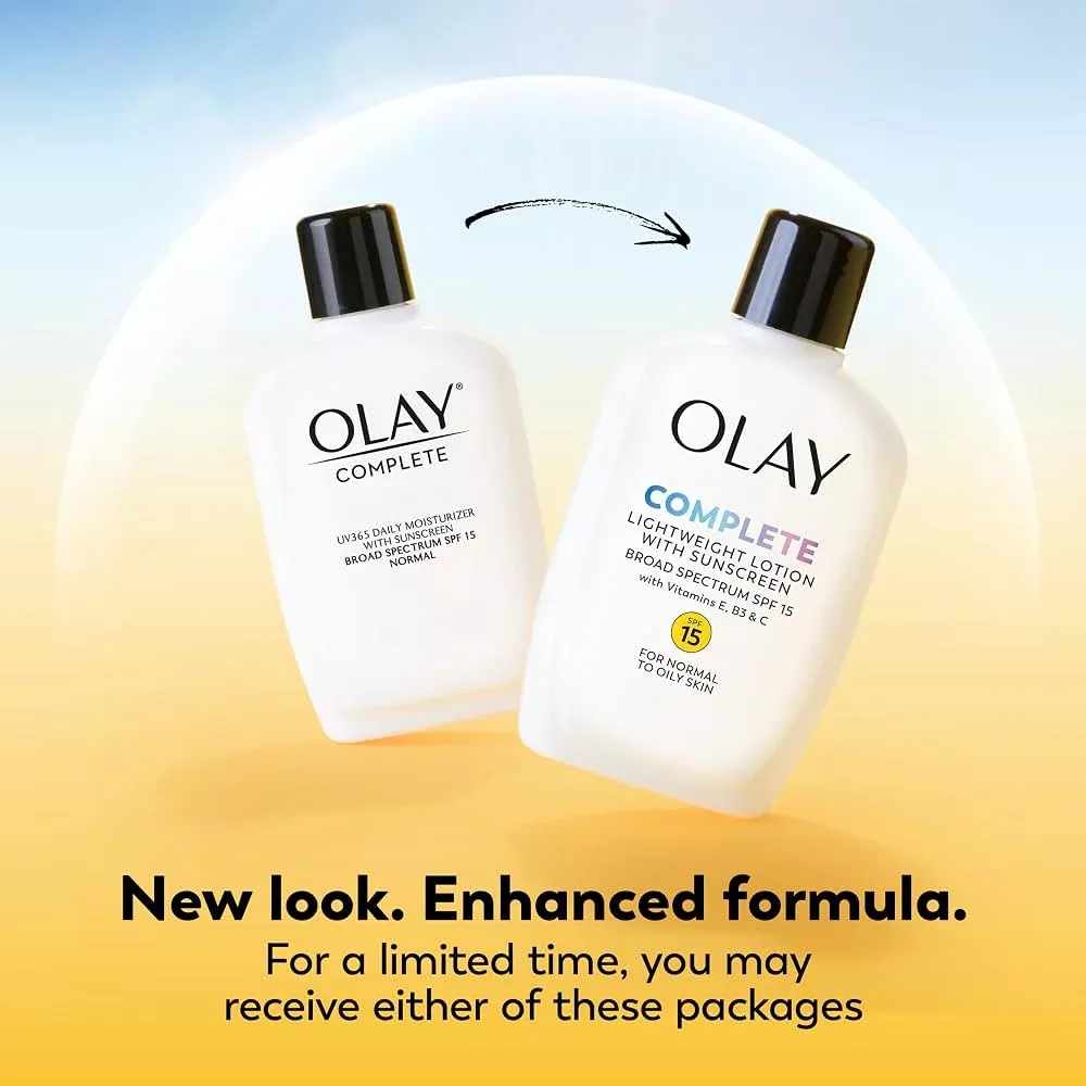 Olay Complete Daily Moisturizer For Normal Skin SPF 15 4 Fl Oz