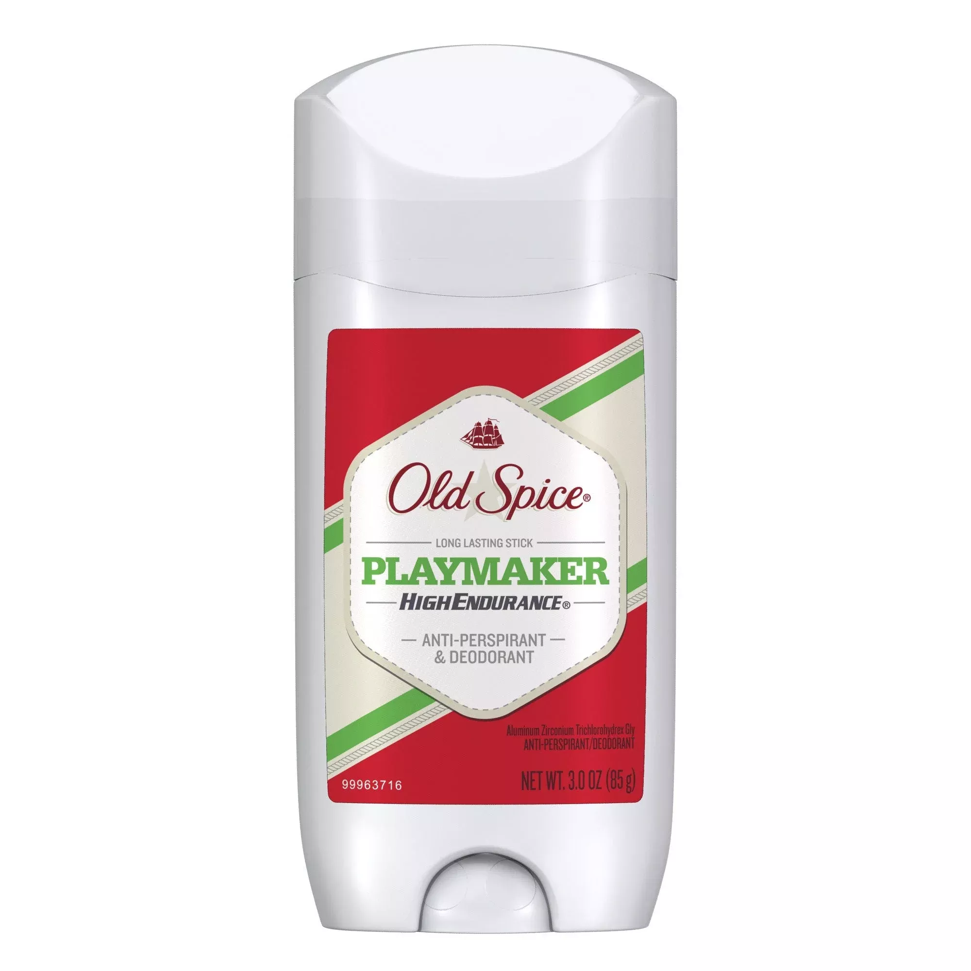 Old Spice High Endurance Invisible Solid Antiperspirant Deodorant Playmaker Scent 3 oz