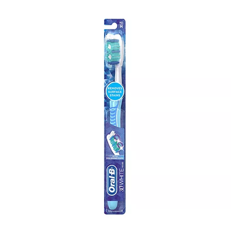 Oral-B 3D White Vivid 35 Medium Manual Toothbrush