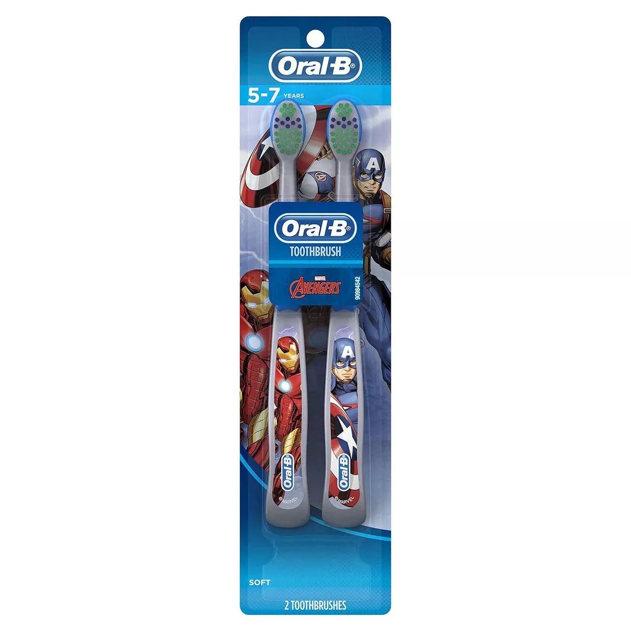 Oral B Toothbrushes, Extra Soft, Marvel Spider-Man, 3+ Yrs
