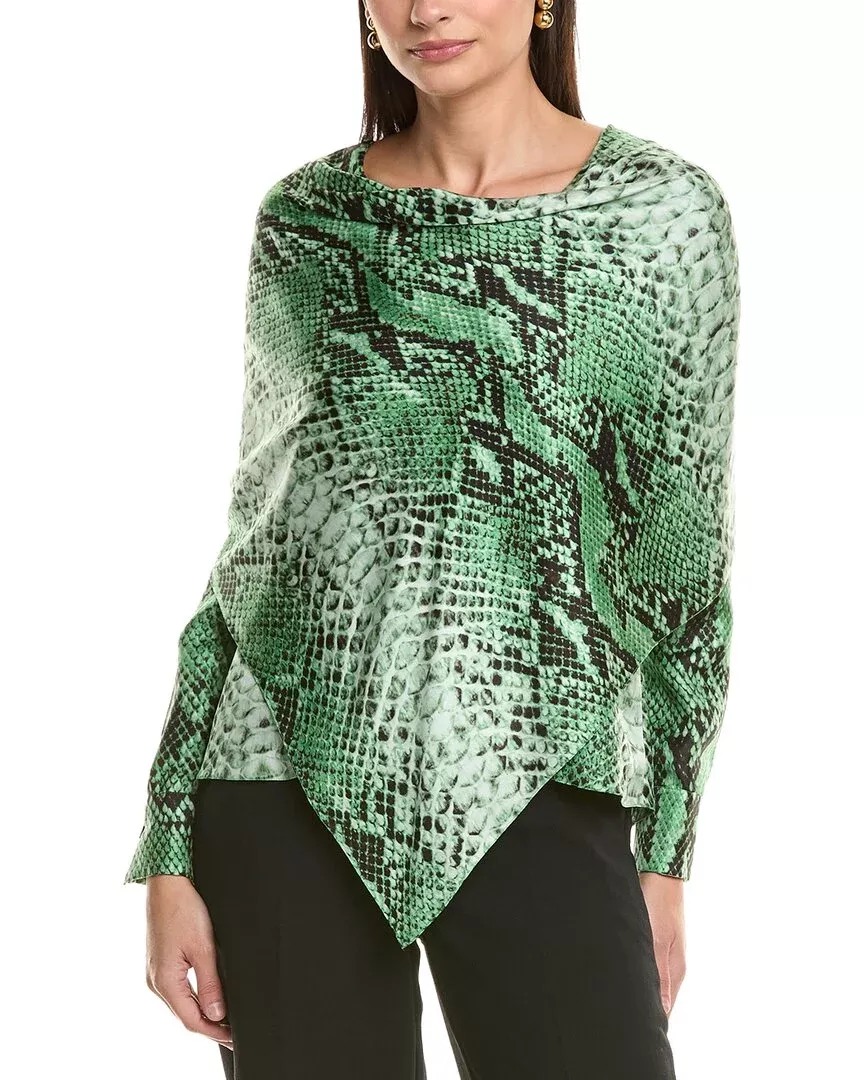 Oscar De La Renta Tie Bow Silk Blouse