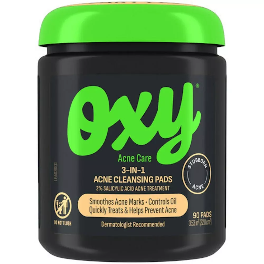 Oxy Advanced Care 3-in-1 Retexturing Cleansing Pad, 90-Pack