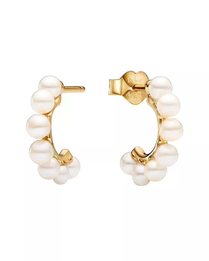 Pandora Timeless 14K Plated Pearl Earrings