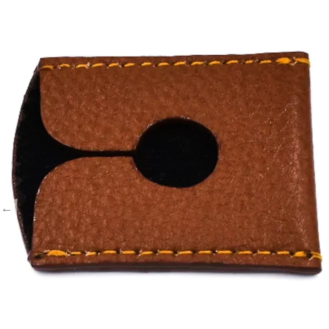 Parker LRCBR Brown Leather Razor Cover