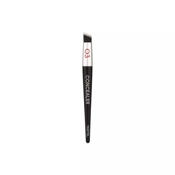 Pastel Profashion Concealer Brush for Precise Eye Makeup Application - Dense Bristle Structure, Special Cut for Easy Concealer Distribution