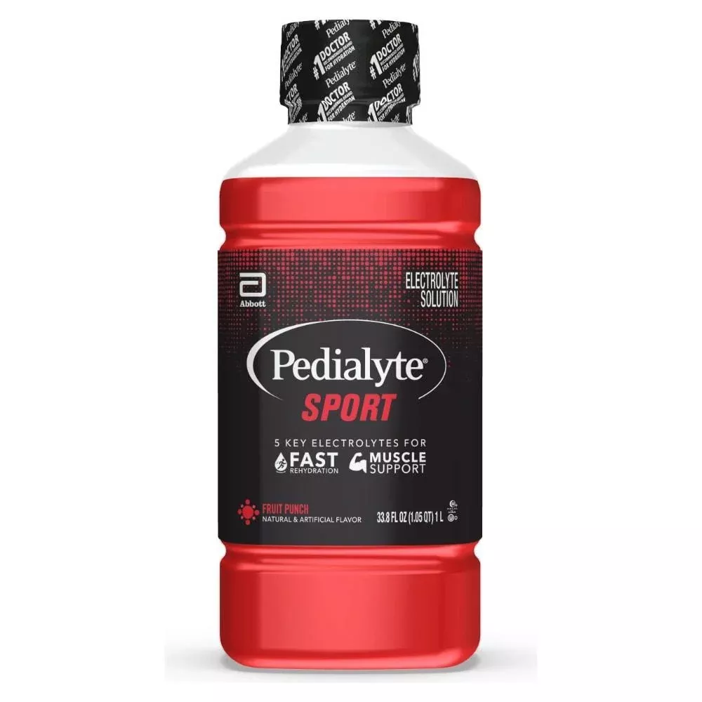 Pedialyte Sport Electrolyte Solution - Fruit Punch - 33.8 Fl Oz