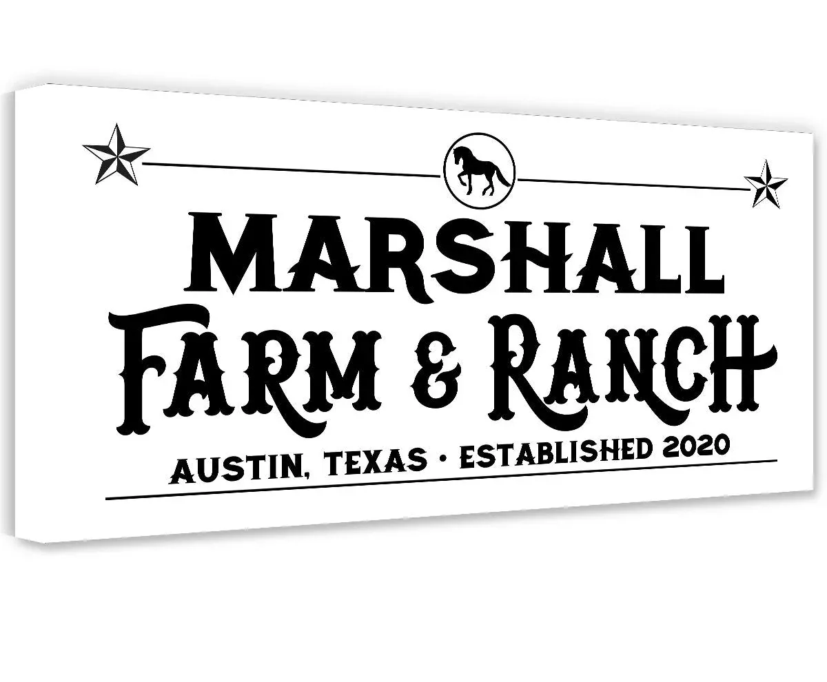 Personalized - Farm & Ranch - Canvas