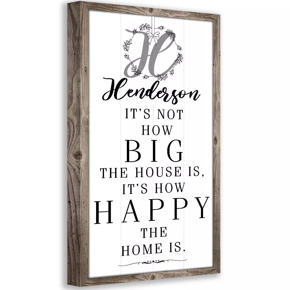 Personalized - It's Not How Big - Canvas