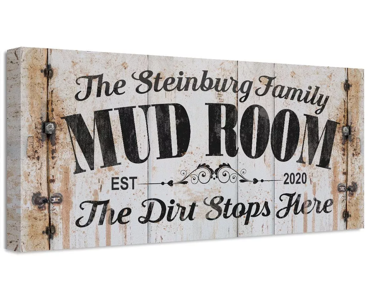 Personalized - Mud Room - Canvas