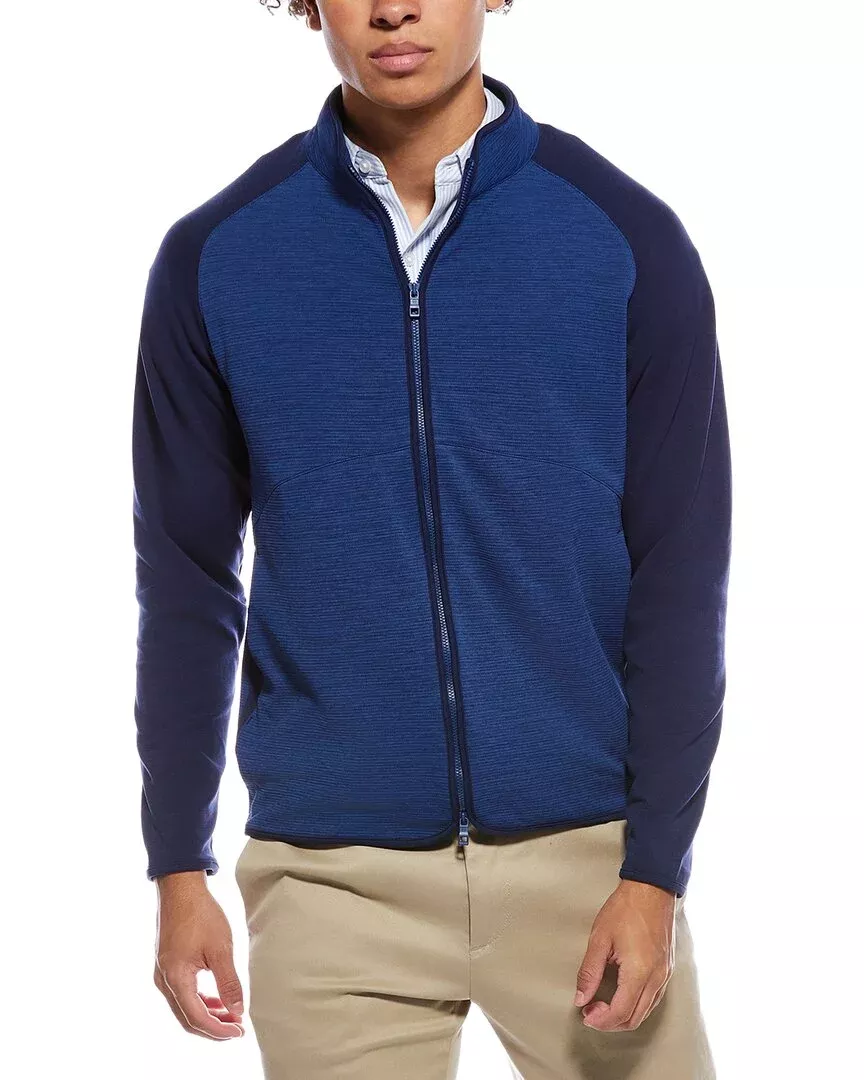 Peter Millar Vista Hybrid Full-Zip Jacket