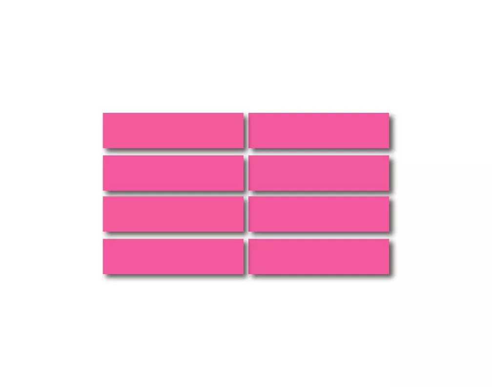 PINK REFLECTIVE HELMET BAR 8 PACK
