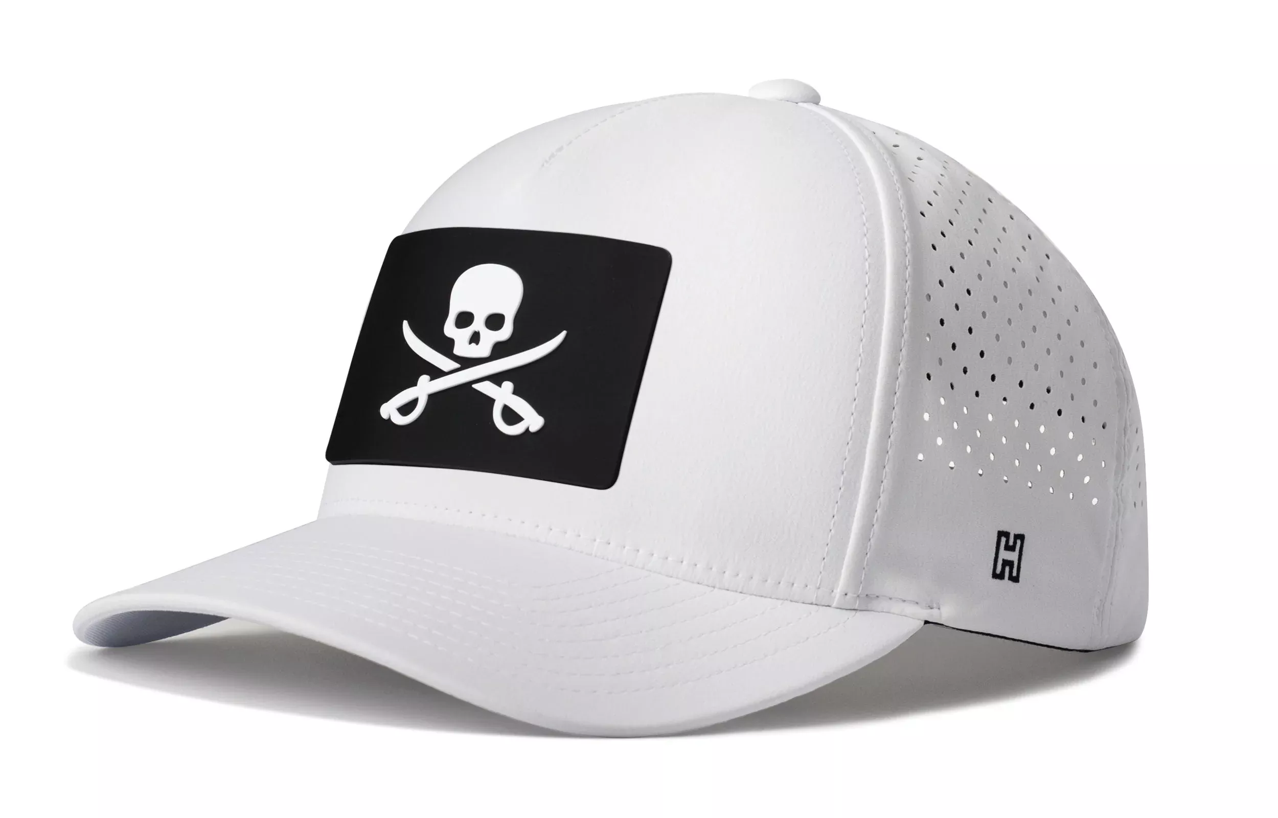 Pirate Flag Performance 5-Panel Hat|Jolly Roger Flexfit Snapback