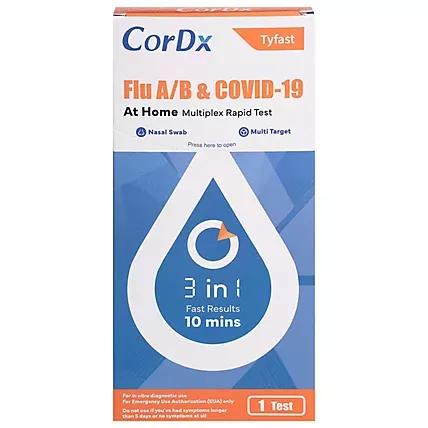 POCT TYFAST FLU A/B & C19 SWAB