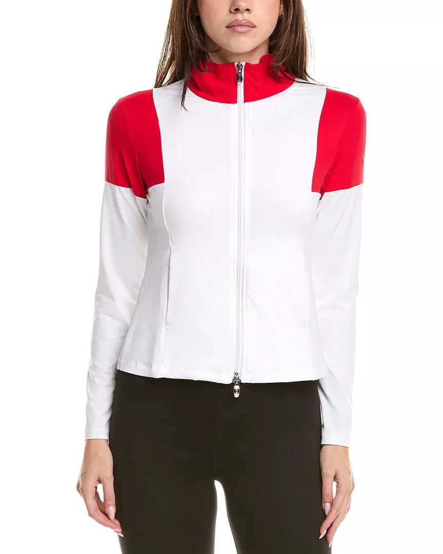 Post Card Zip Sweater Top