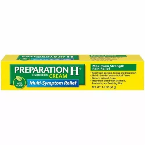 Preparation H Maximum Strength Cream 1.8 Oz