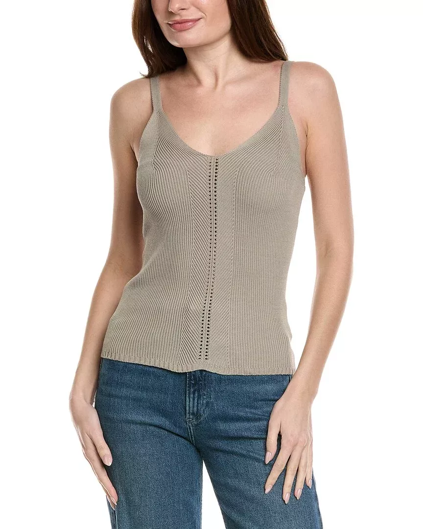 Prozena Schouler Gene Silk-Blend Tank Top