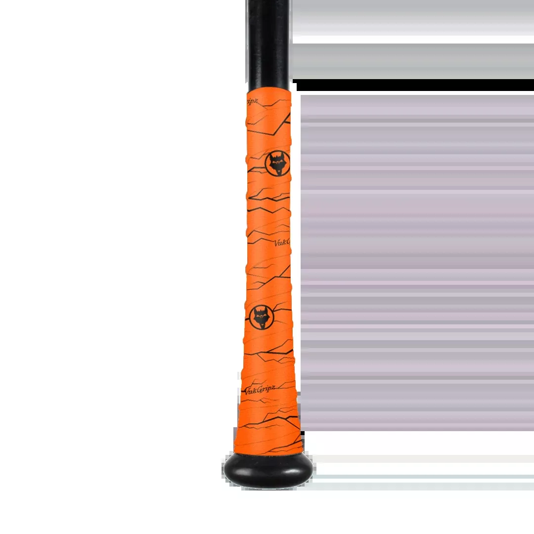 Pulse Orange Bat Grip Tape with Black