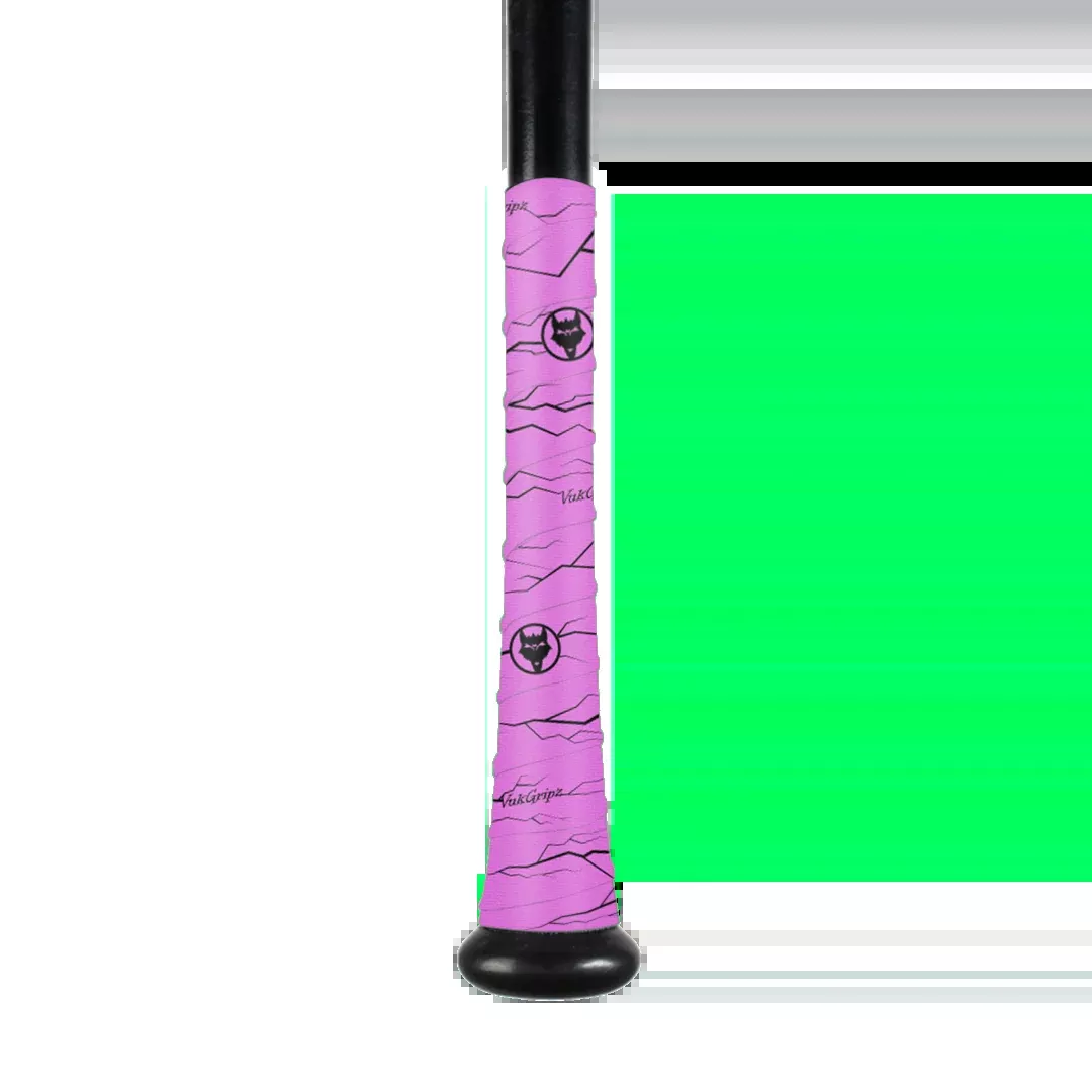 Pulse Pink Bat Grip Tape with Black