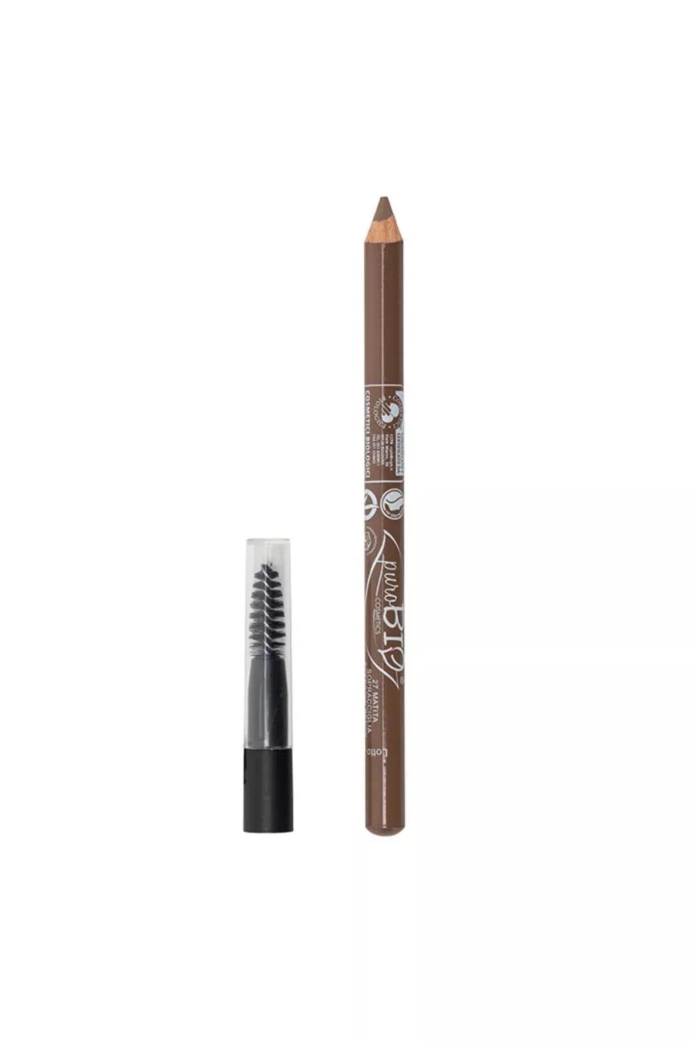 Purobio Eyebrow Pencil - Paraben-Free, Precise Application for Natural Brows