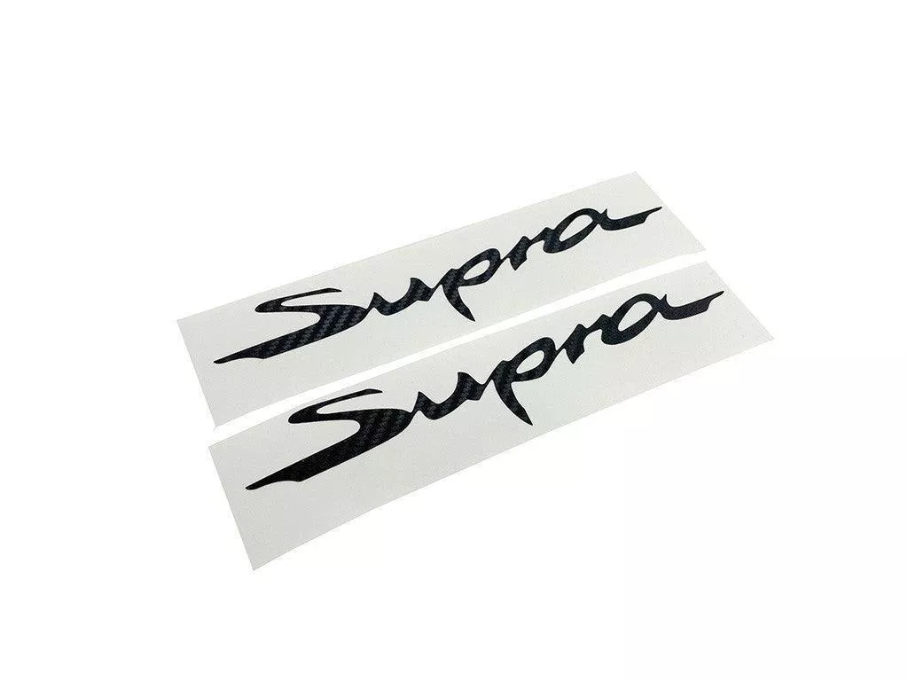 Rear Supra Emblem Overlay (Various Colors) - 2020+ Supra