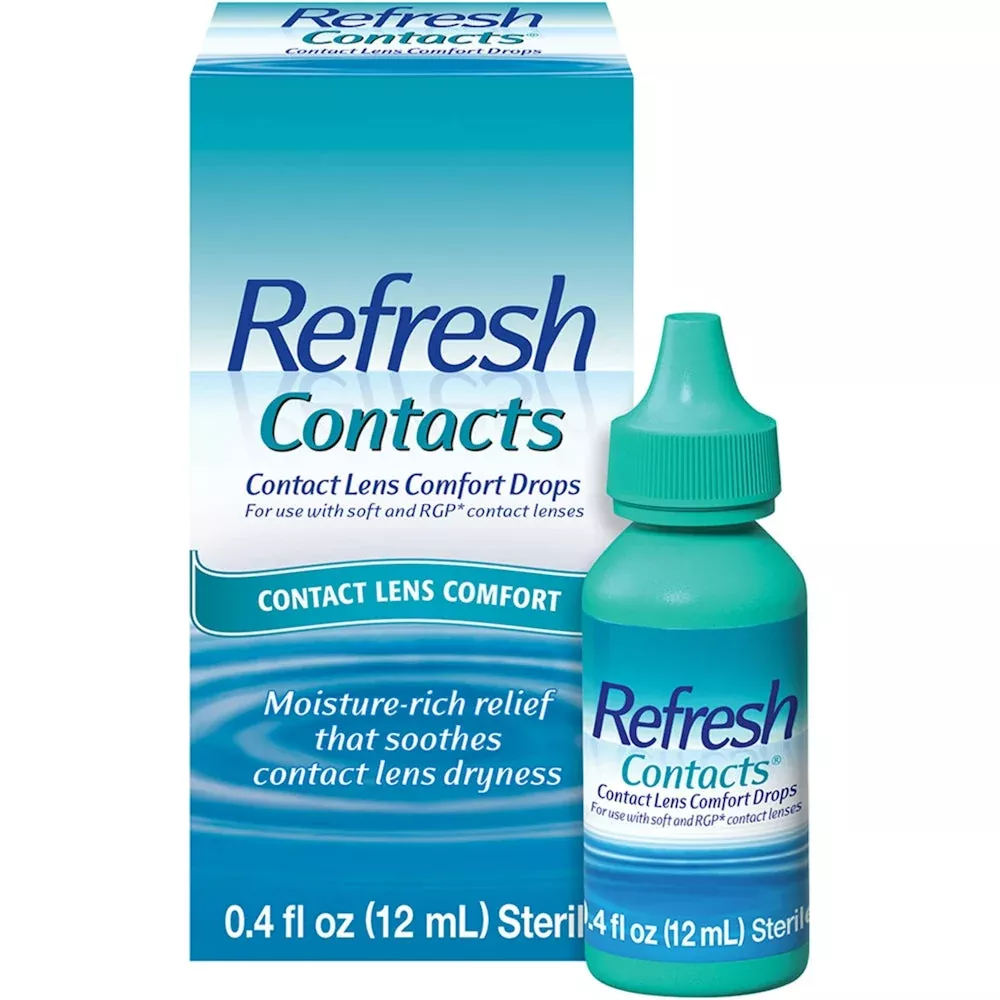 Refresh Contacts Lubricant Eye Drops, 0.4 oz