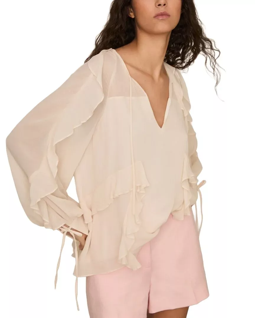 Reiss Zaria Ruffle Top