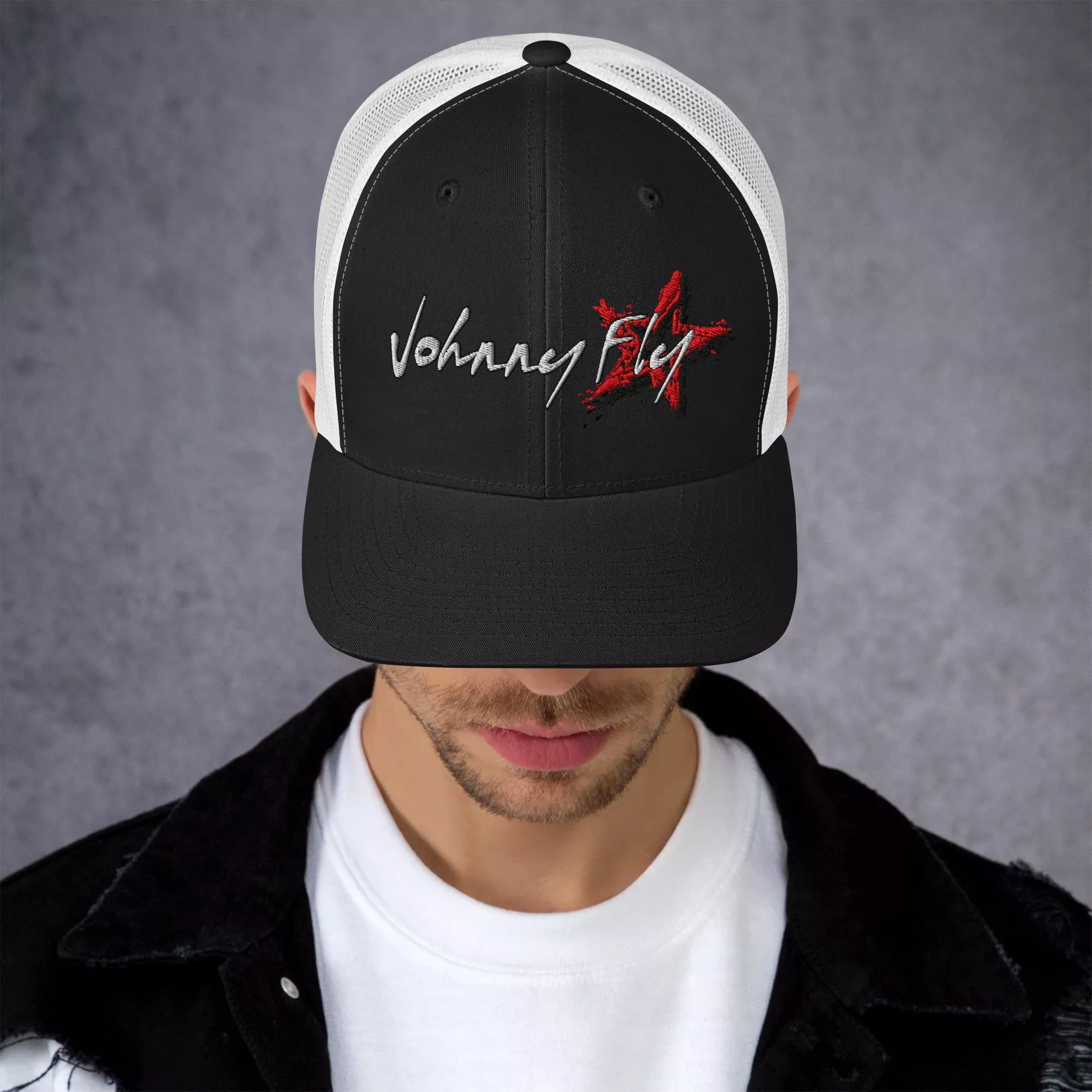 Retro "Star Logo" Meshback Hat