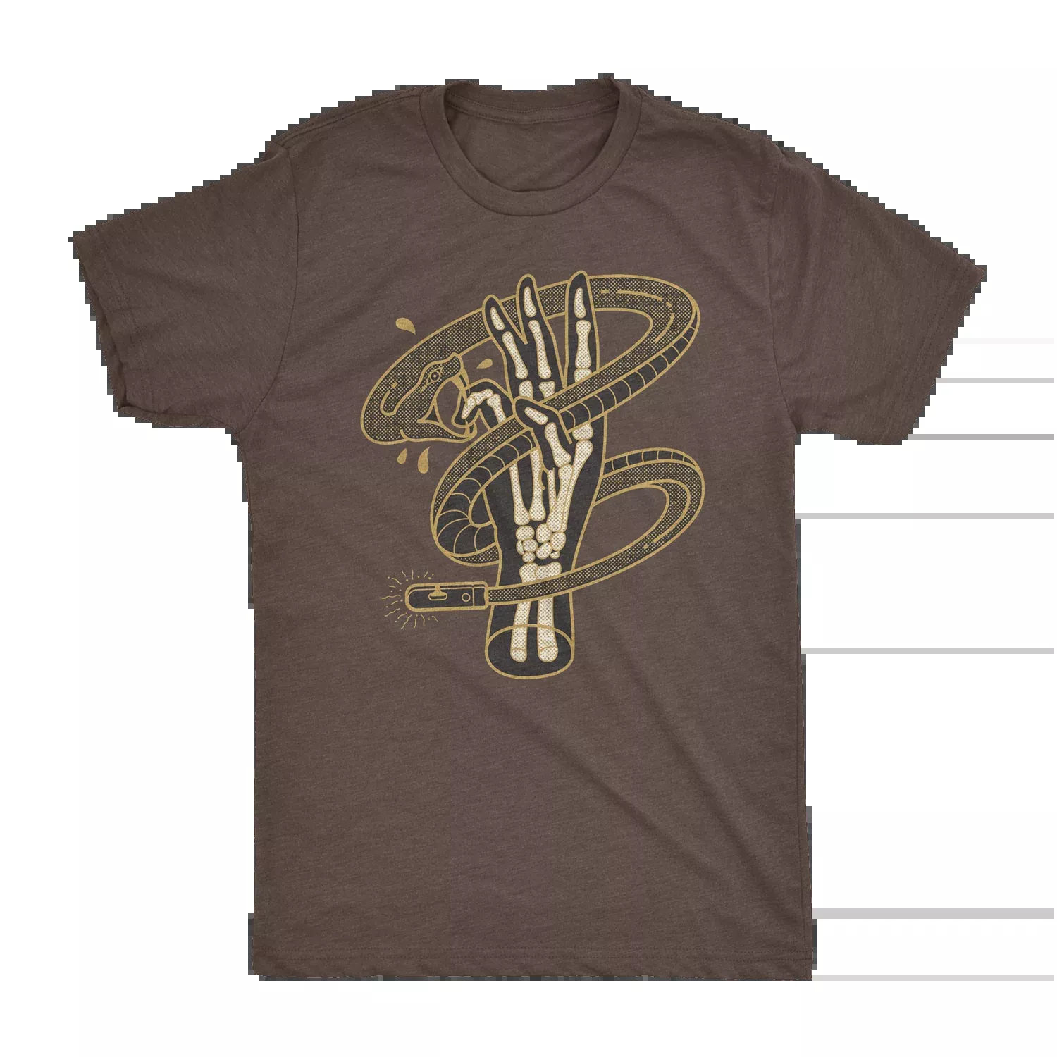 The Retro Static Line Bites Athletic Shirt