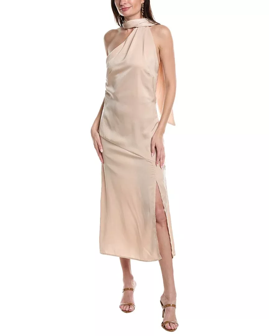 Reveriee One-Shoulder Midi Dress