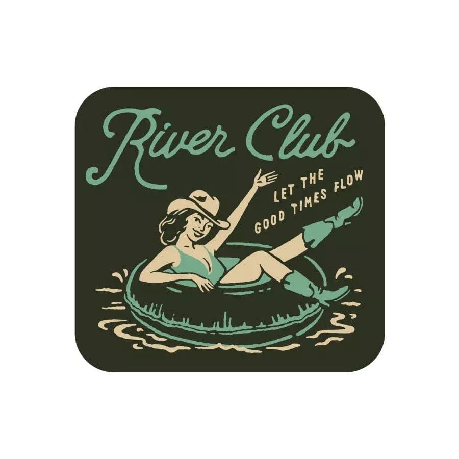 River Club Sticker