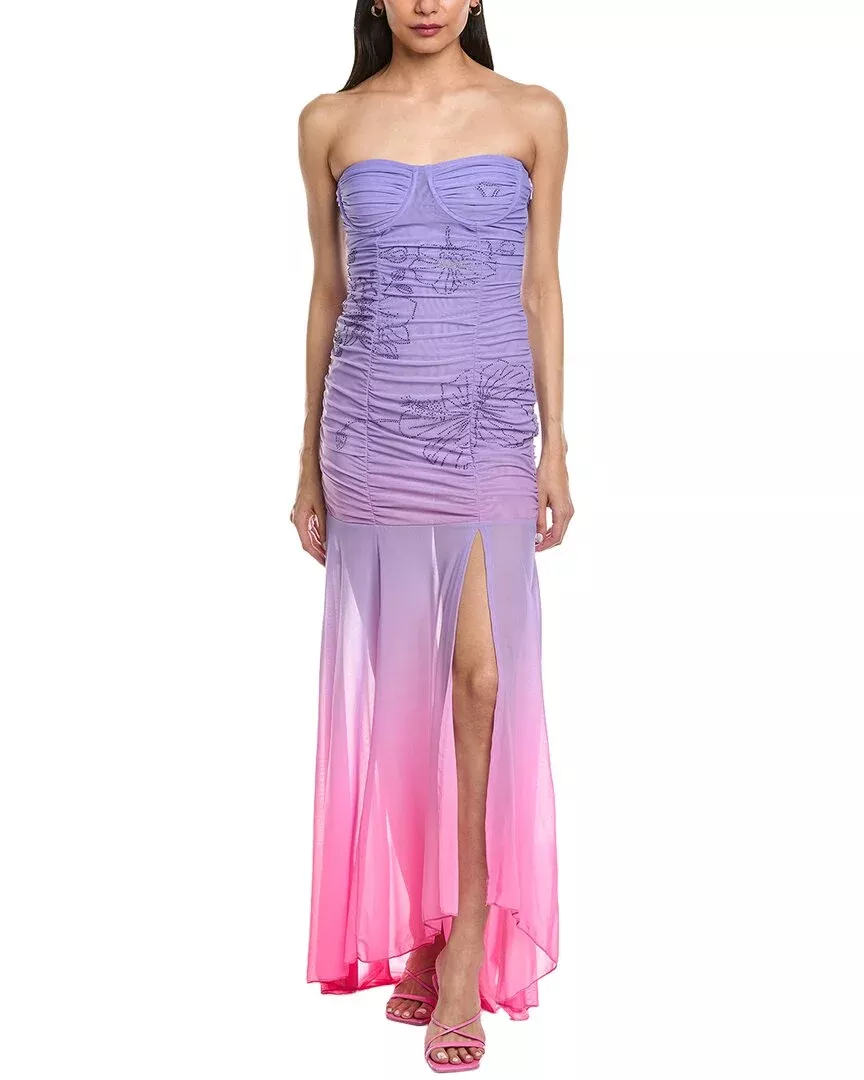 Rococo Sand Blake Ruched Gown