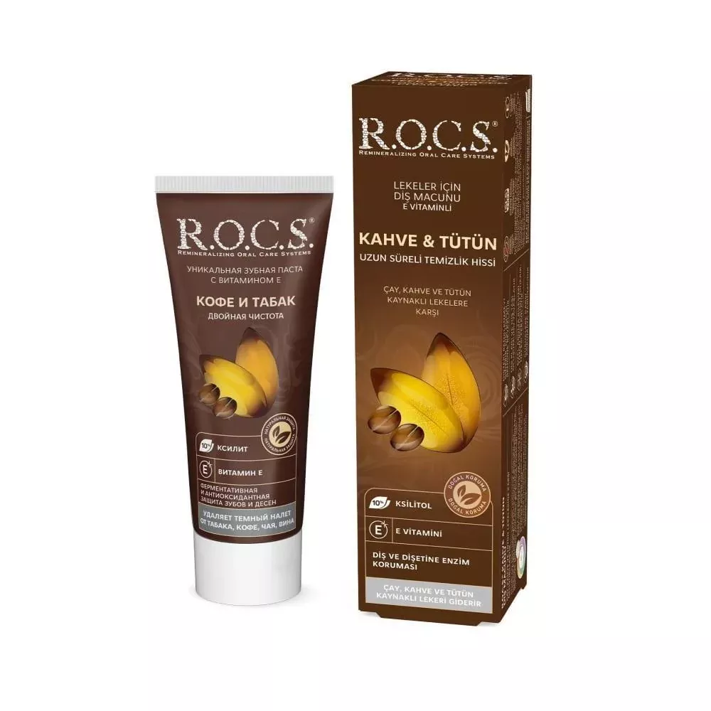 ROCS Coffee & Tobacco Toothpaste 60ml