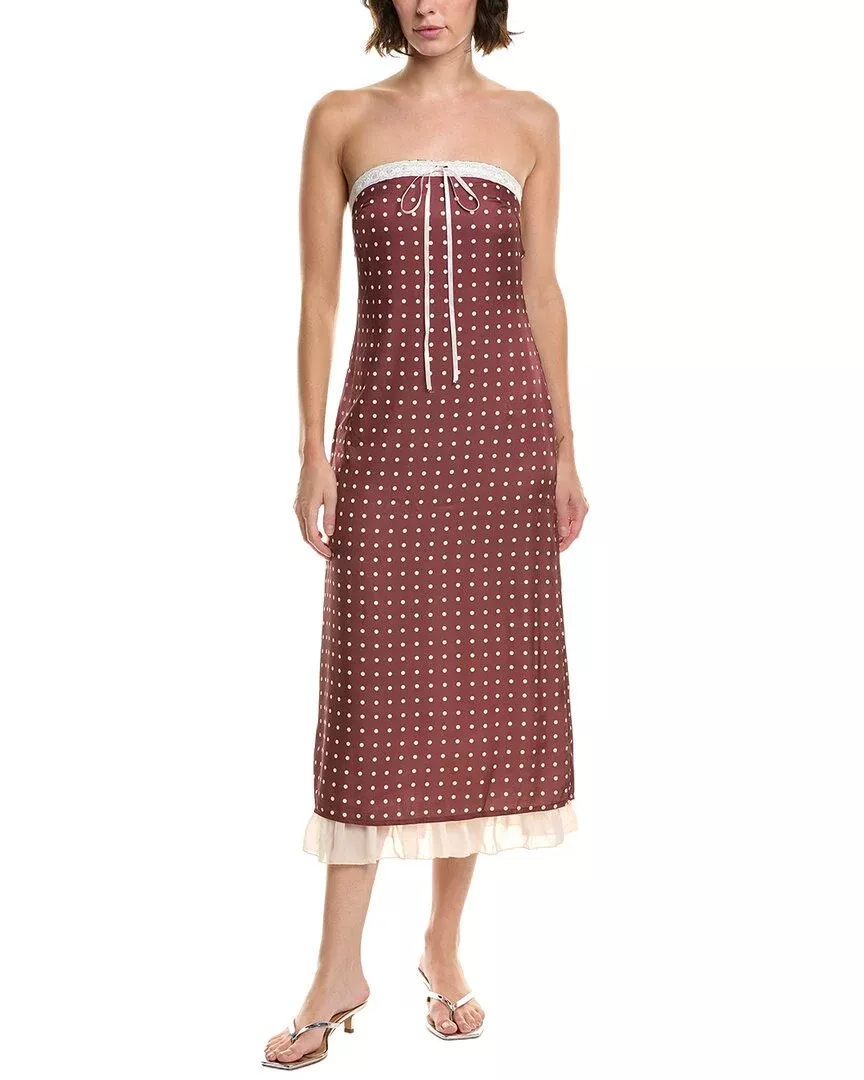 & Rouge Printed Midi Dress