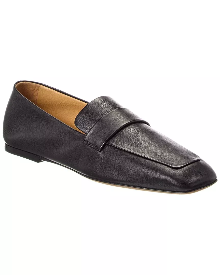 The Row Square Leather Loafer