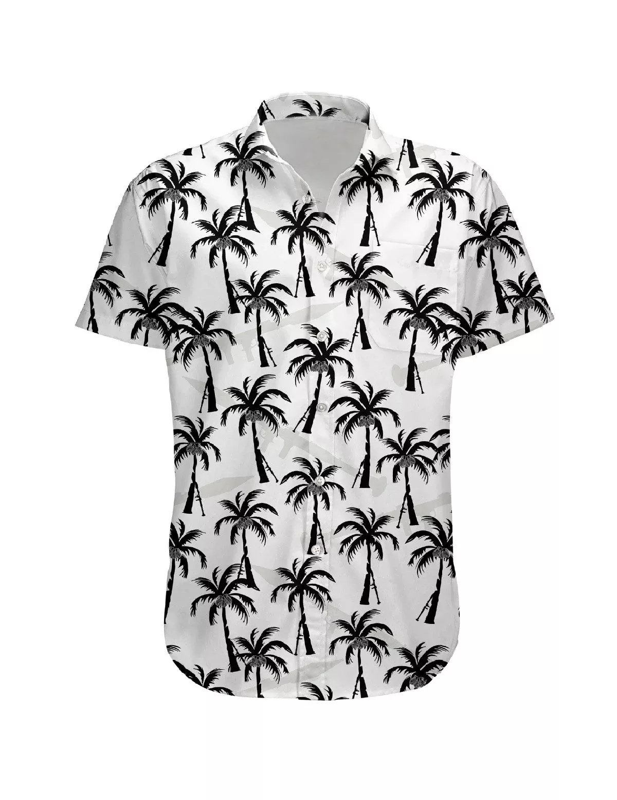 RPGs and Palm Trees Button-up