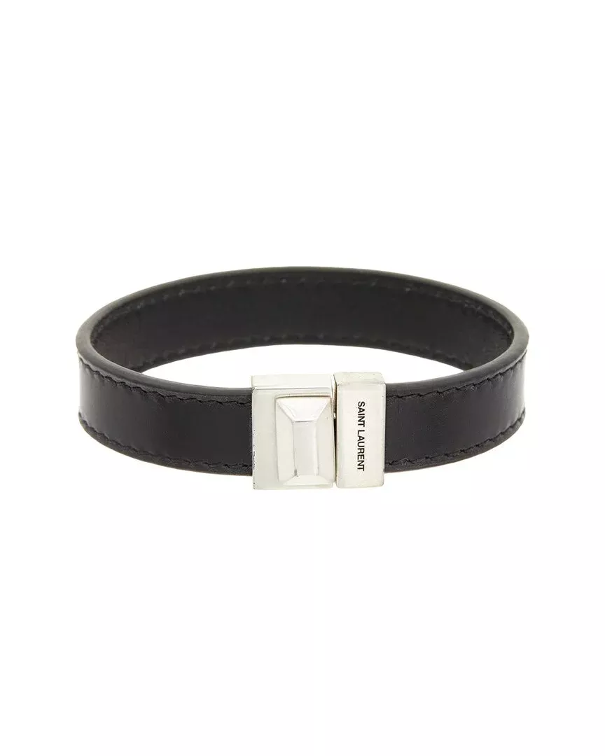 Saint Laurent Leather Bracelet
