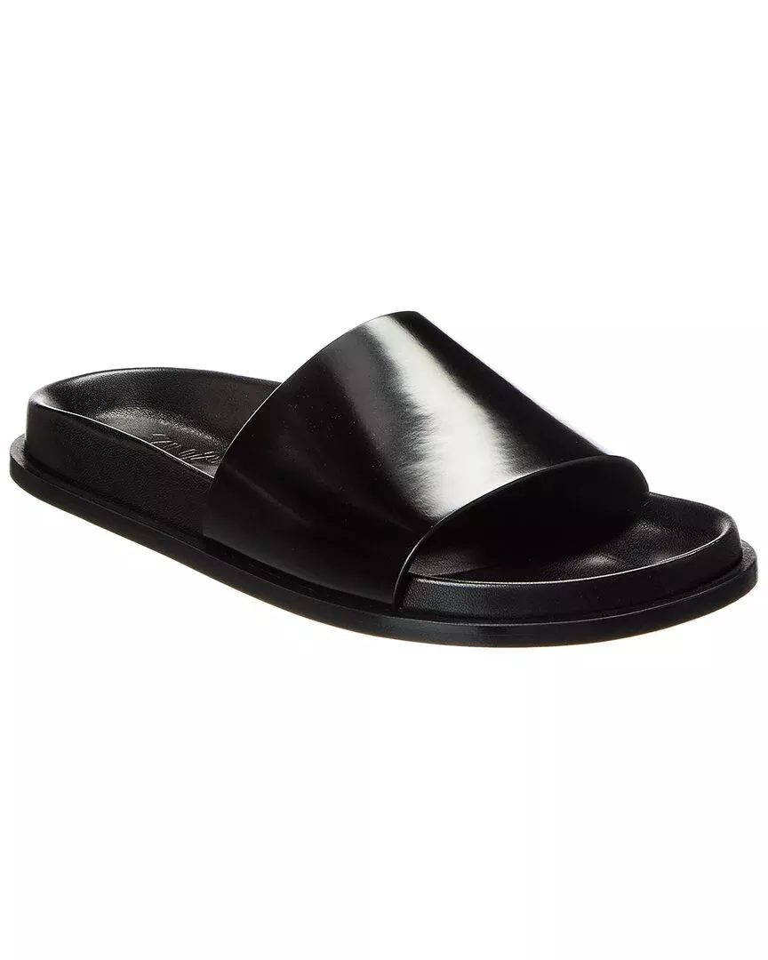 Saint Laurent Nichols Leather Slide