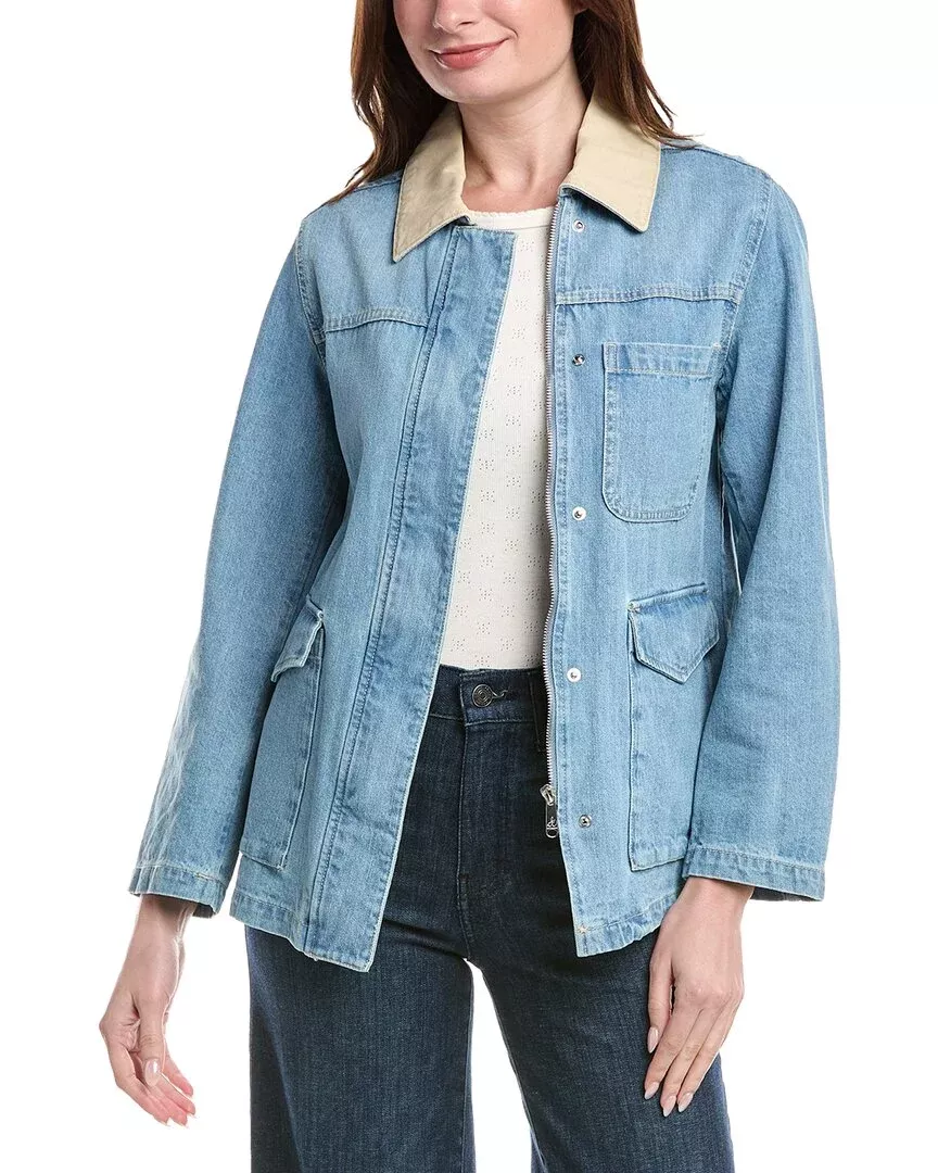 Sam Edelman Washed Denim Jacket